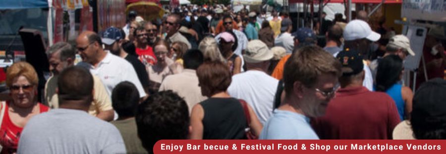 Best Dam Barbecue Website Carousel Crowd promoting Marketplace and Vendors